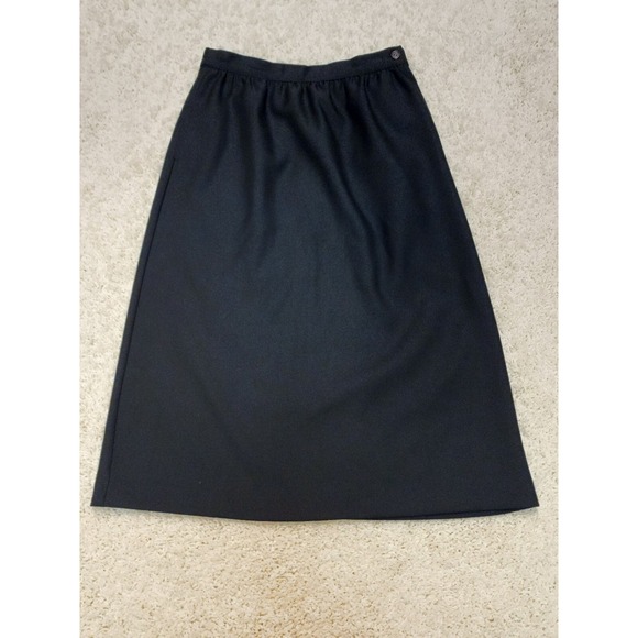 Haberdashery Dresses & Skirts - VINTAGE Haberdashery Womens Corporate A line Skirt Black Size 10 Two Pockets